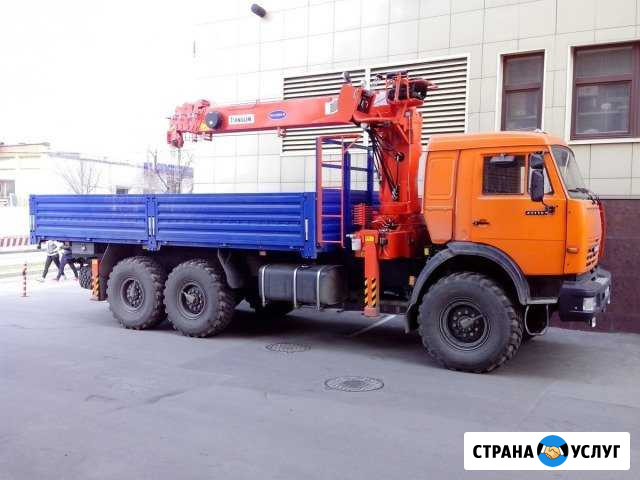 Вездеход Кран борт Стрела 7 тонн, 22 м.+люлька Киров - изображение 1