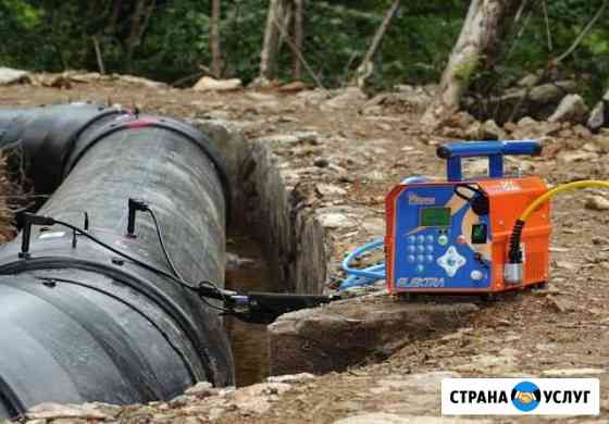Муфтовая сварка пнд труб, полиэтиленовых труб Красноярск