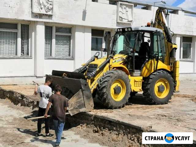 Аренда экскаватора-погрузчика Владимир - изображение 1