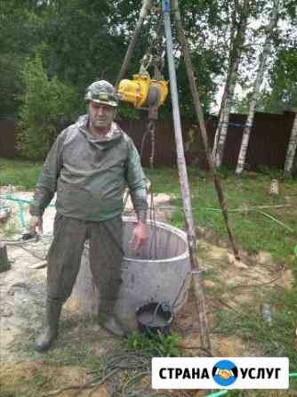 Чистка и копка колодцев на север от С-Пб.С 2004 го Санкт-Петербург