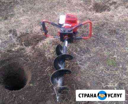 Бурение ям под столбы для забора, фундамента Нижний Тагил