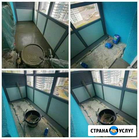 Заливка пола, стяжка, ламинат,ремонт балкона Мурино - изображение 1