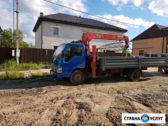 Услуги крана манипулятора на базе isuzu Смоленск