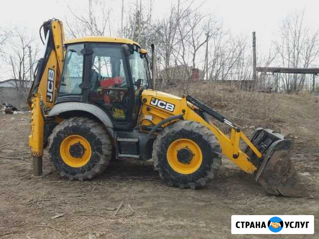 Экс.погрузчик гидроклин, ямобур, уз. ковш Казань - изображение 1