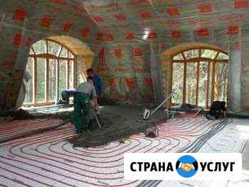 Стяжка пола Полусухая Механизированная Казань
