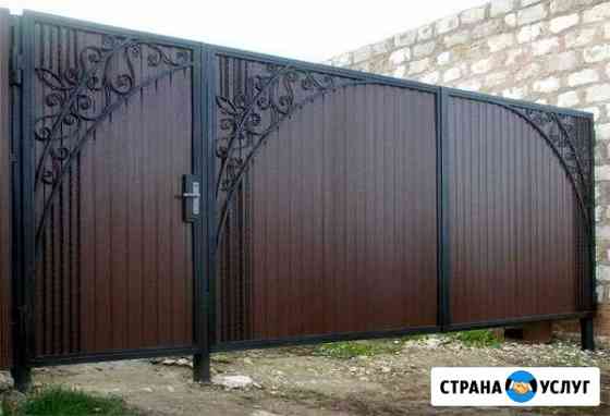 Ворота и заборы из металла, беседки, навесы Иркутск