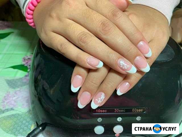 Наращивание ногтей и покрытие гель-лак Белая Калитва - изображение 1