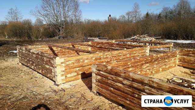 Срубы под дом и баню Локня - изображение 1