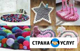 Коврики из помпонов Анапа - изображение 1