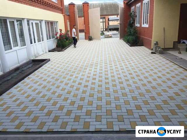 Укладка брусчатки Грозный - изображение 1