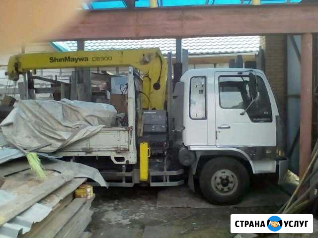 Арена саиогруза с водителем борт 5 стрела 3т Новосибирск - изображение 1