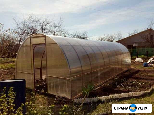 Ремонт теплиц,демонтаж,монтаж,установка поликорбон Ижевск - изображение 1