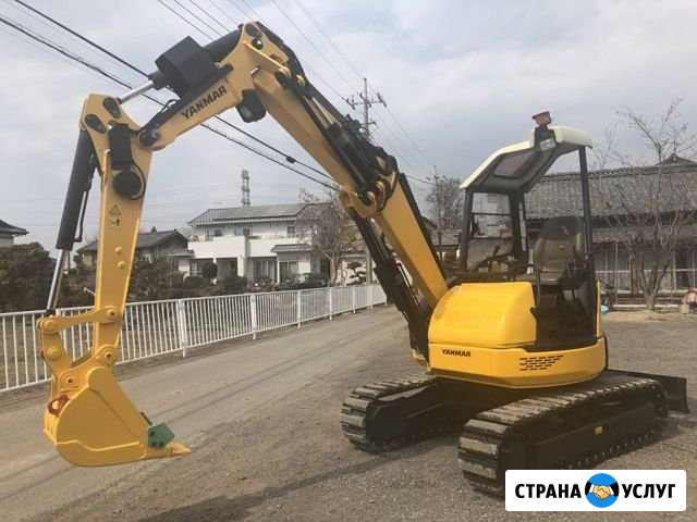 Услуги экскаватора Yanmar B3-3 Ижевск - изображение 1