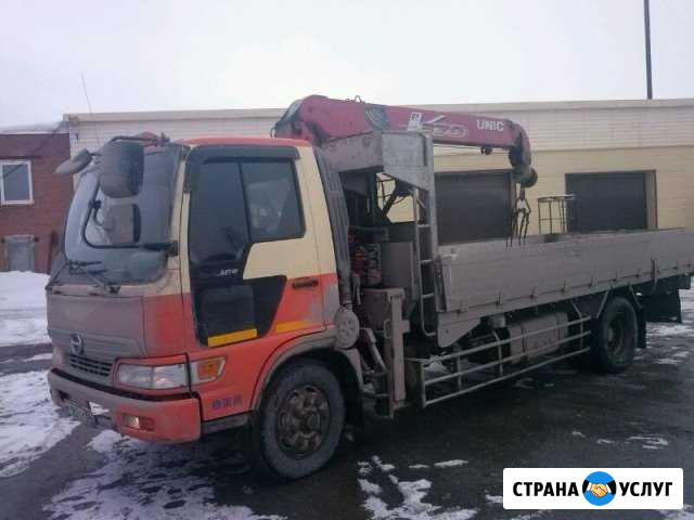 Борт-кран, самогруз, кран-манипулятор,воровайка. Л Бердск - изображение 1