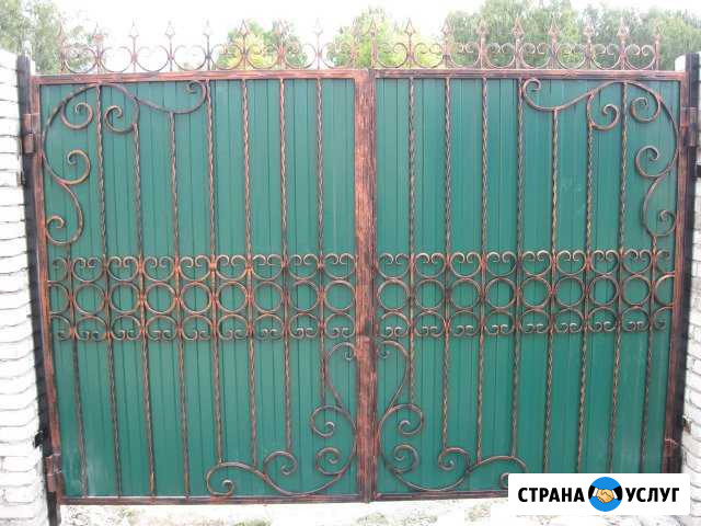 Кованые ворота заборы Курган - изображение 1
