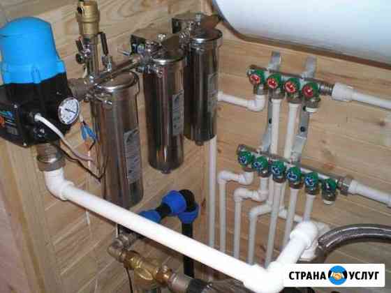 Монтаж сантехники,отопления,водопровод,канализация Волгоград
