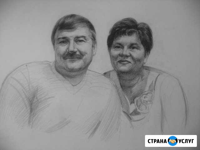 Портреты карандашом на заказ в Железногорске Железногорск - изображение 1