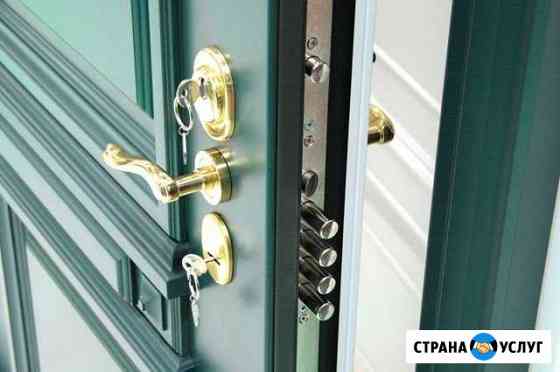 Установка входных металлических дверей, замков Ковров