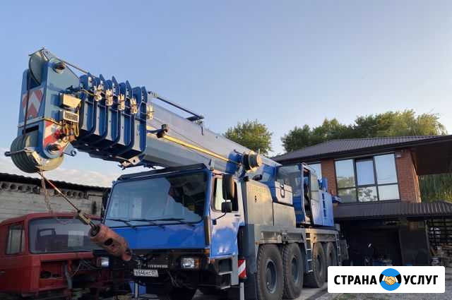 Услуги автокрана liebherr 90 тонн Елизаветинское - изображение 1