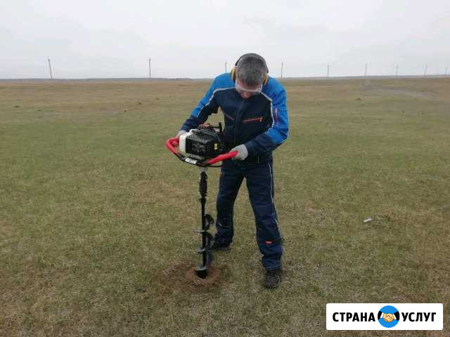 Бурение лунок, ямок, отверстий, ямобур, бензобур Ангарск - изображение 1