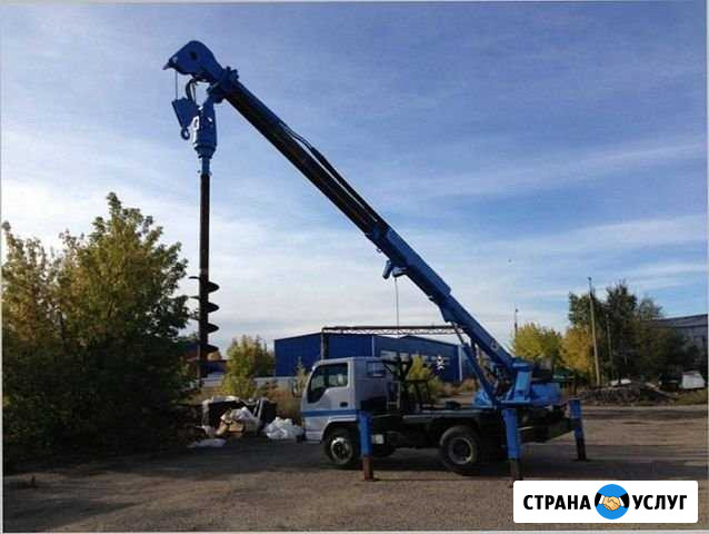 Аренда Ямобура/Бурение/Монтаж шпунта, лэп Пушкино - изображение 1