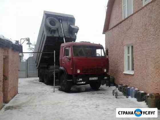 Перевозка сыпучих грузов камаз5511самосвал Тамбов