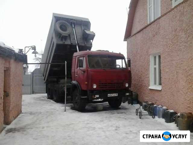 Перевозка сыпучих грузов камаз5511самосвал Тамбов - изображение 1