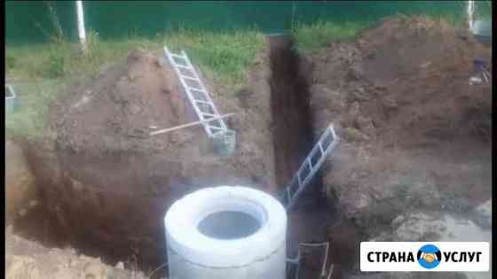 Септик, сливная яма, наружная канализация и водопр Воронеж