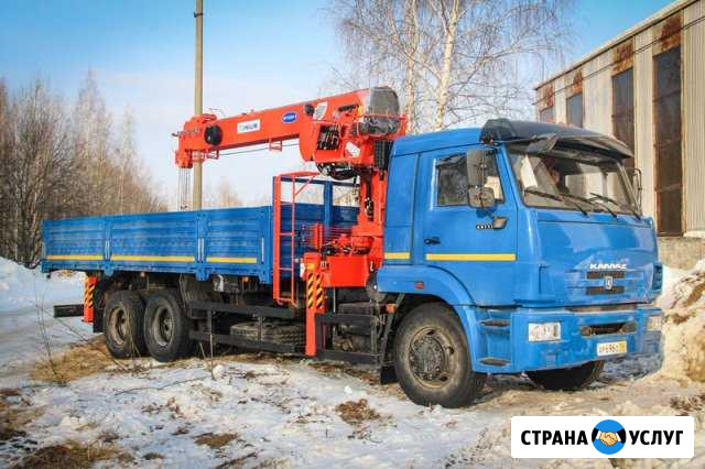 Услуги Камаз Кран манипулятор 65117 Вологда - изображение 1