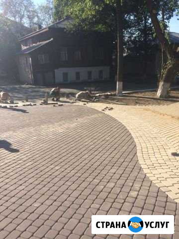 Укладка тротуарной плитки, Благоустройство Владимир - изображение 1