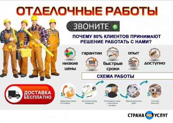 Ремонт квартир, коттеджей, офисов и магазинов Салават