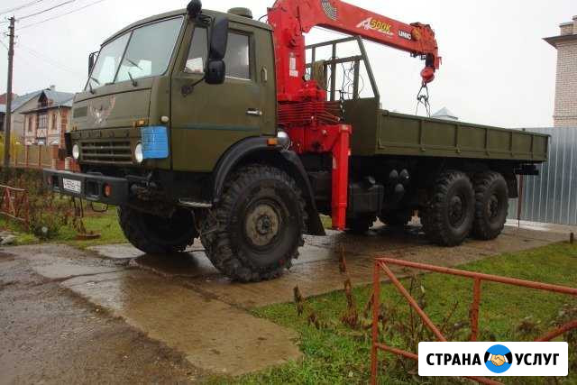 Услуги манипулятор камаз 4310 6Х6 вездеход Кострома - изображение 1