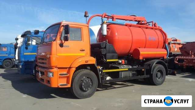 Аренда, услуги Илососа на базе камаз от 8 м3-10м3 Москва - изображение 1