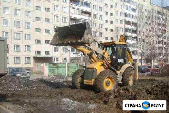 Аренда трактора, экскаватора JCB. Разные ковши Санкт-Петербург