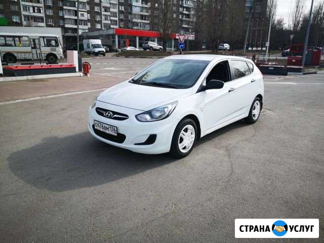 Аренда авто, Хюндай Салярис 1.6, Хэтч на газу Воронеж - изображение 1