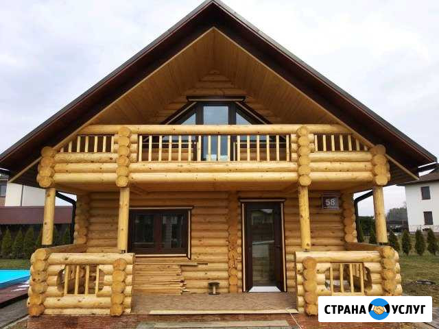 Бани из оцилиндрованного бревна Санкт-Петербург - изображение 1