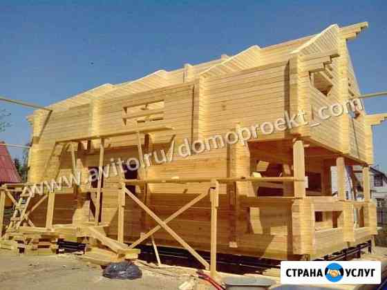 Строительство сруба по проекту дпк-133 Домодедово