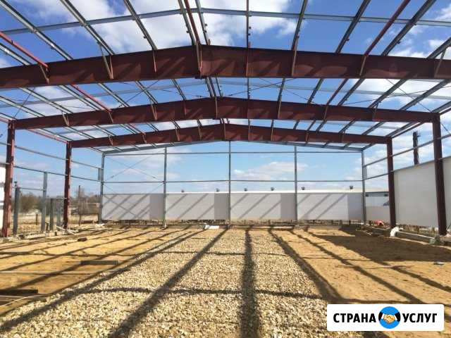 Строительство ангаров, гаражей, моек, пром зданий Обнинск - изображение 1
