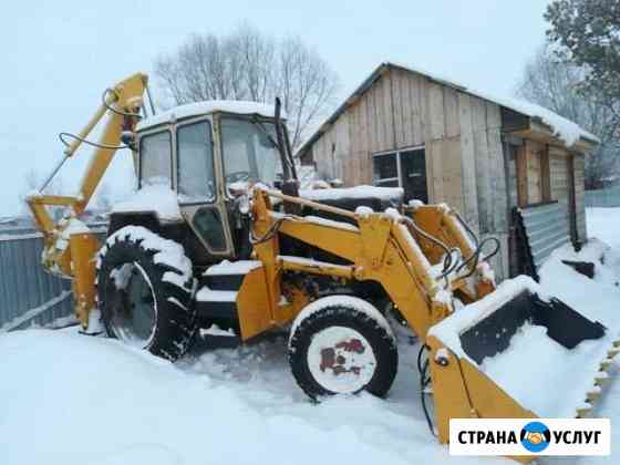 Услуги экскаватора погрузчика Топки