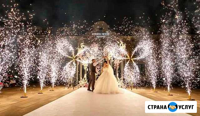 Свадебная дорожка из фонтанов, вертушки, фейерверк Короча - изображение 1