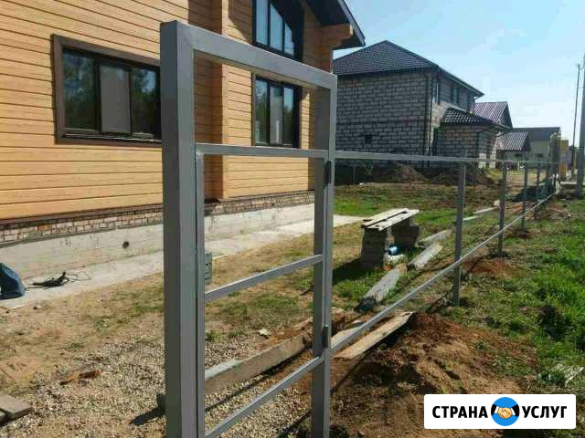 Заборы, навесы, беседки, качели Десногорск - изображение 1