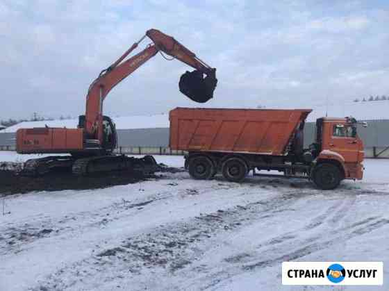 Услуги гусеничного экскаватора Хитачи и а/м камаз Тамбов