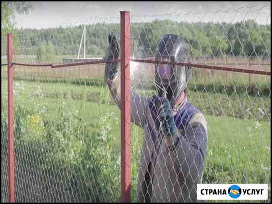 Забор из профнастила, сетки рабица, штакетника Иглино