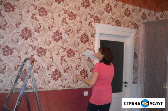 Поклейка обоев,штукатурка,шпаклевка и т д Омск - изображение 1
