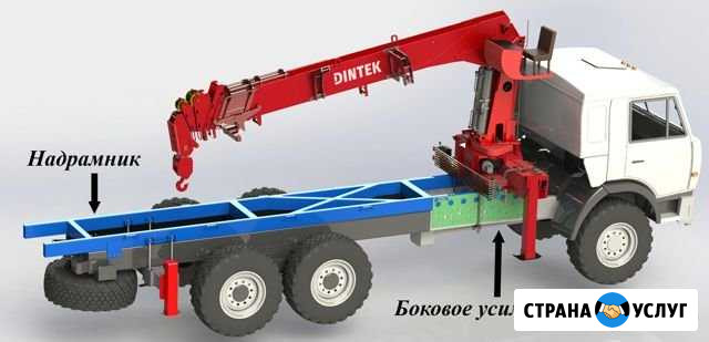 Монтаж манипулятора кму + документы Вологда - изображение 1
