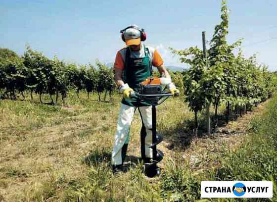 Бурение под столбики Чистенькая