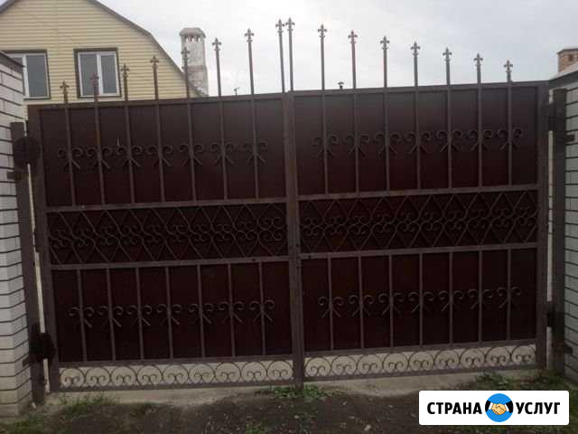 Ворота распашные б/ у Липецк - изображение 1