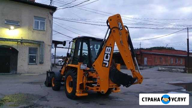 Услуги экскаватора - погрузика Кемерово - изображение 1