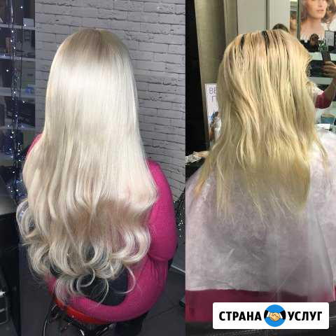 Все виды наращивания волос, окрашивание, стрижки Москва - изображение 1