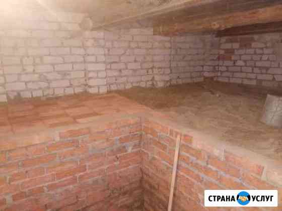 Кладка кирпичапогребподвалсмотровые ямы/каменщи Рязань